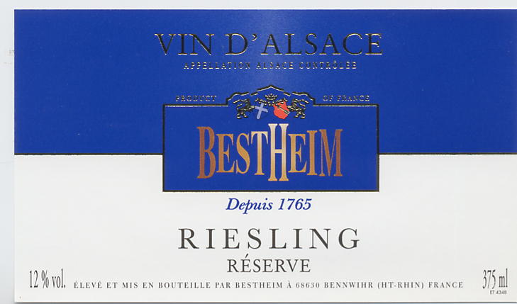 Riesling Réserve BestHeim 2006 37,5Cl